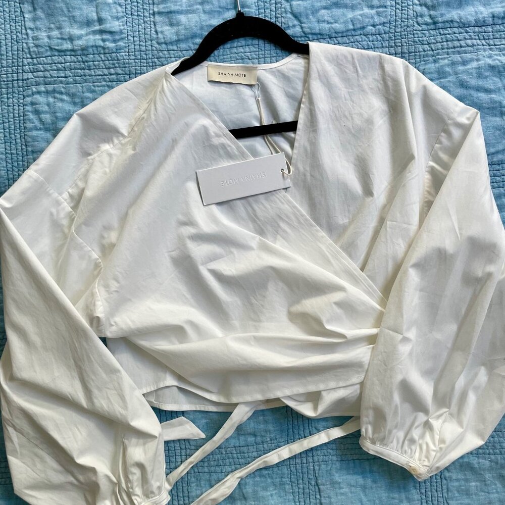 Shaina Mote Giverny Blouse in Salt - Picture 4 of 4